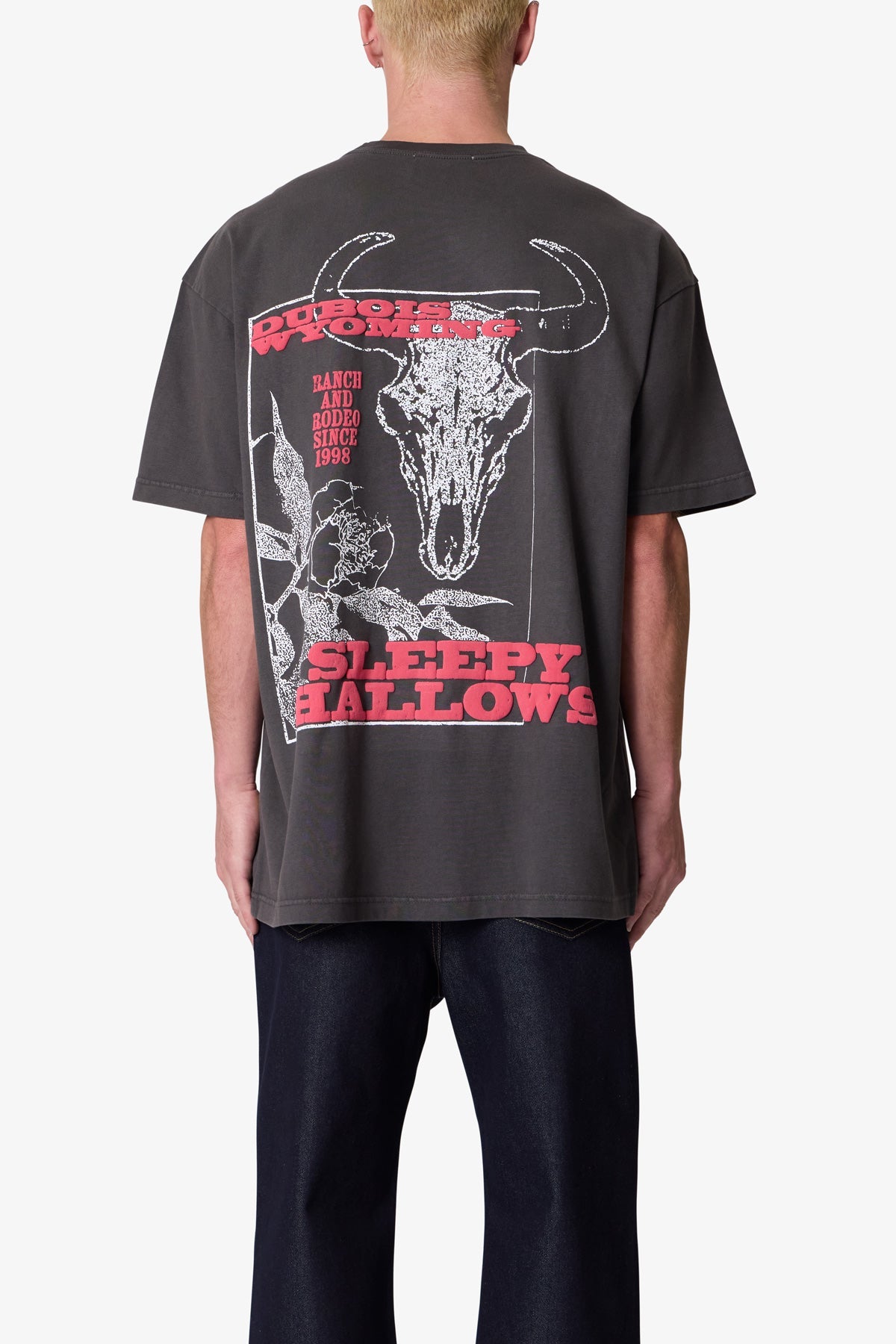 Bullskull Tee - Washed Black