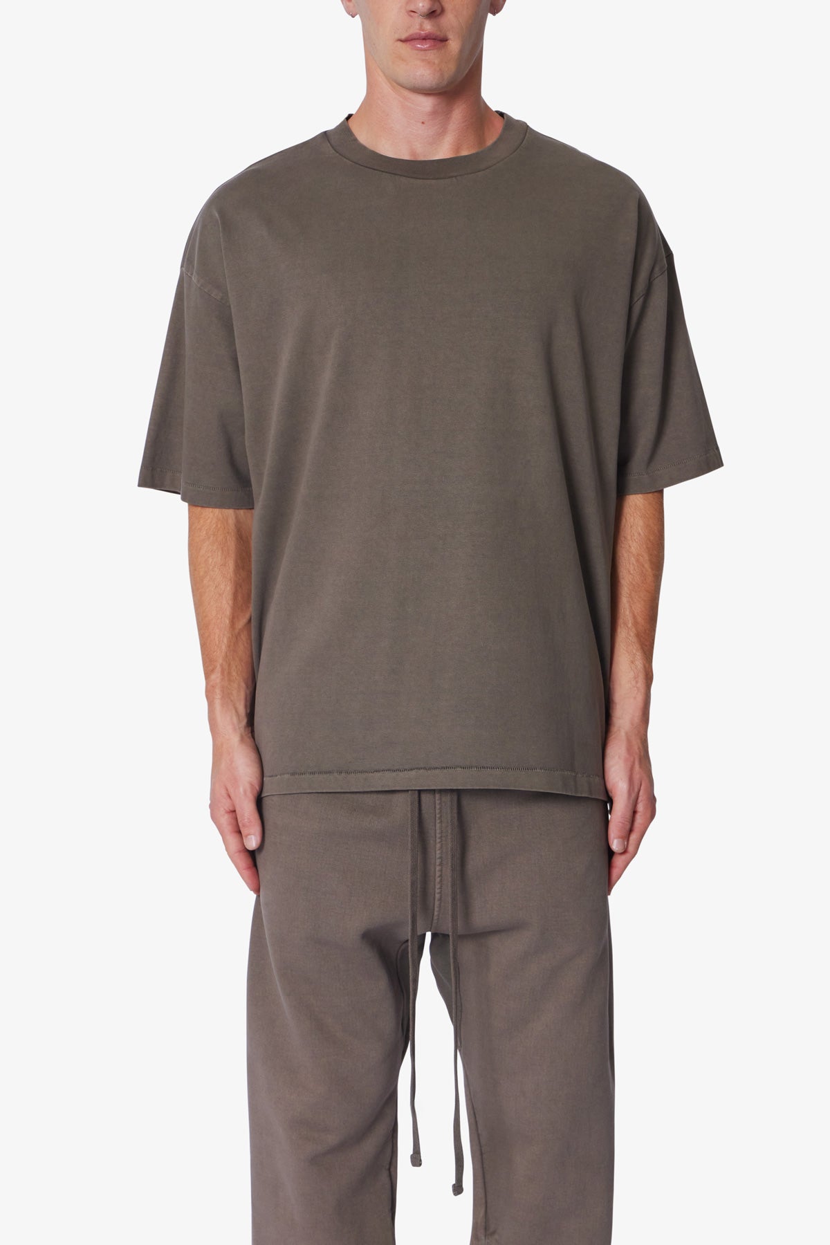 Heavy Every Day Boxy Tee - Muddy Grey