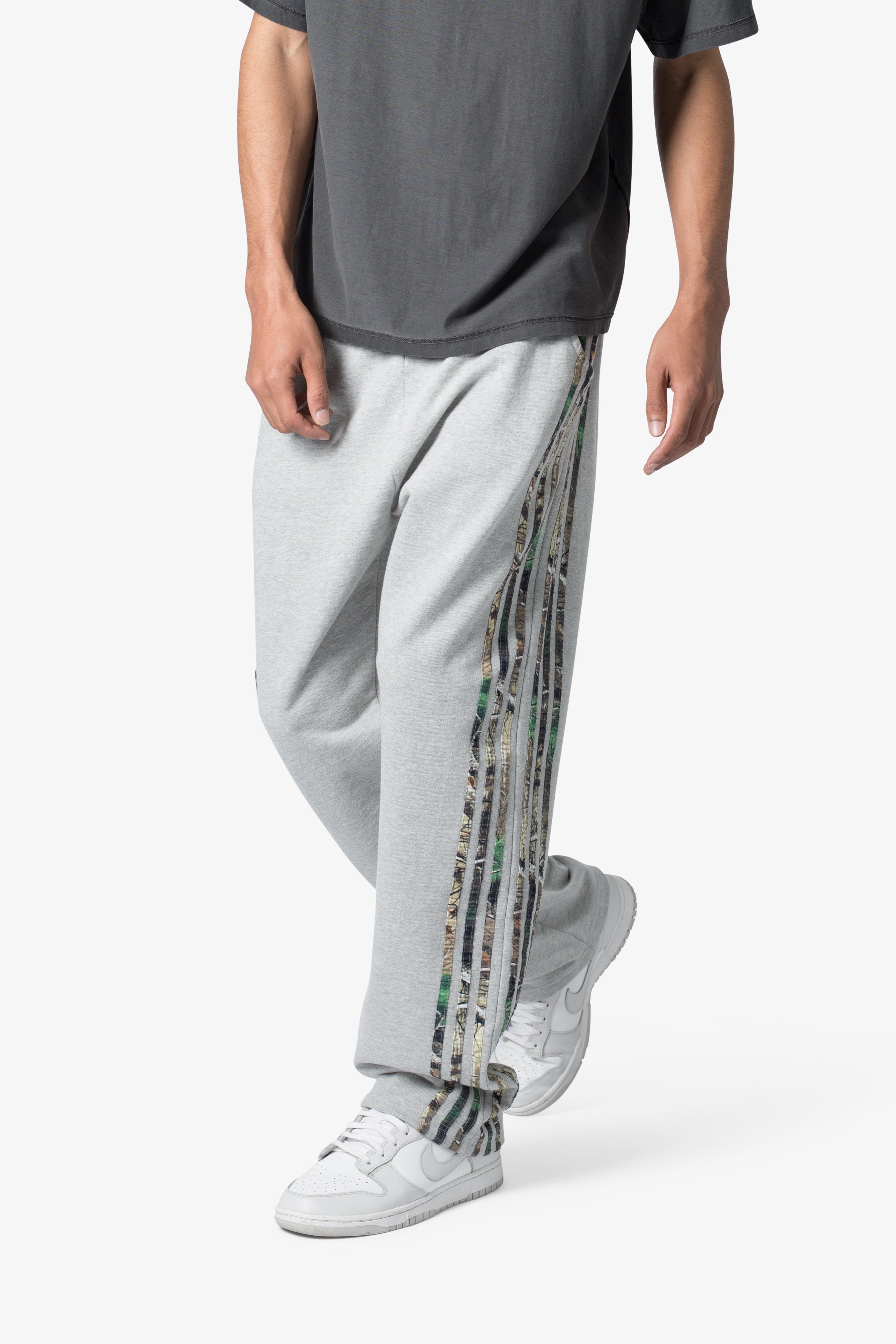 Hunter Camo Stripe Sweatpants - Grey