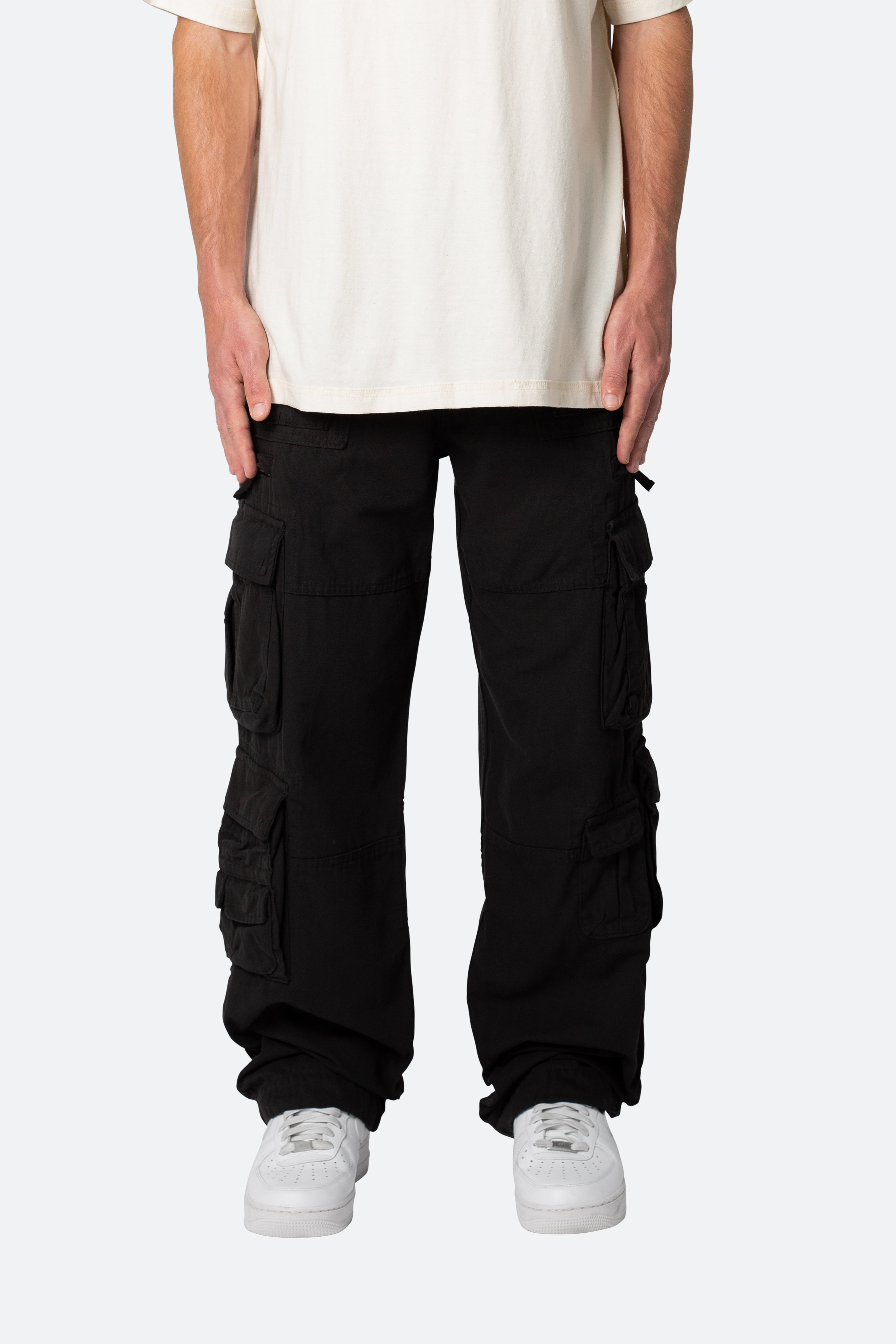 Military Cargo Pants - Black