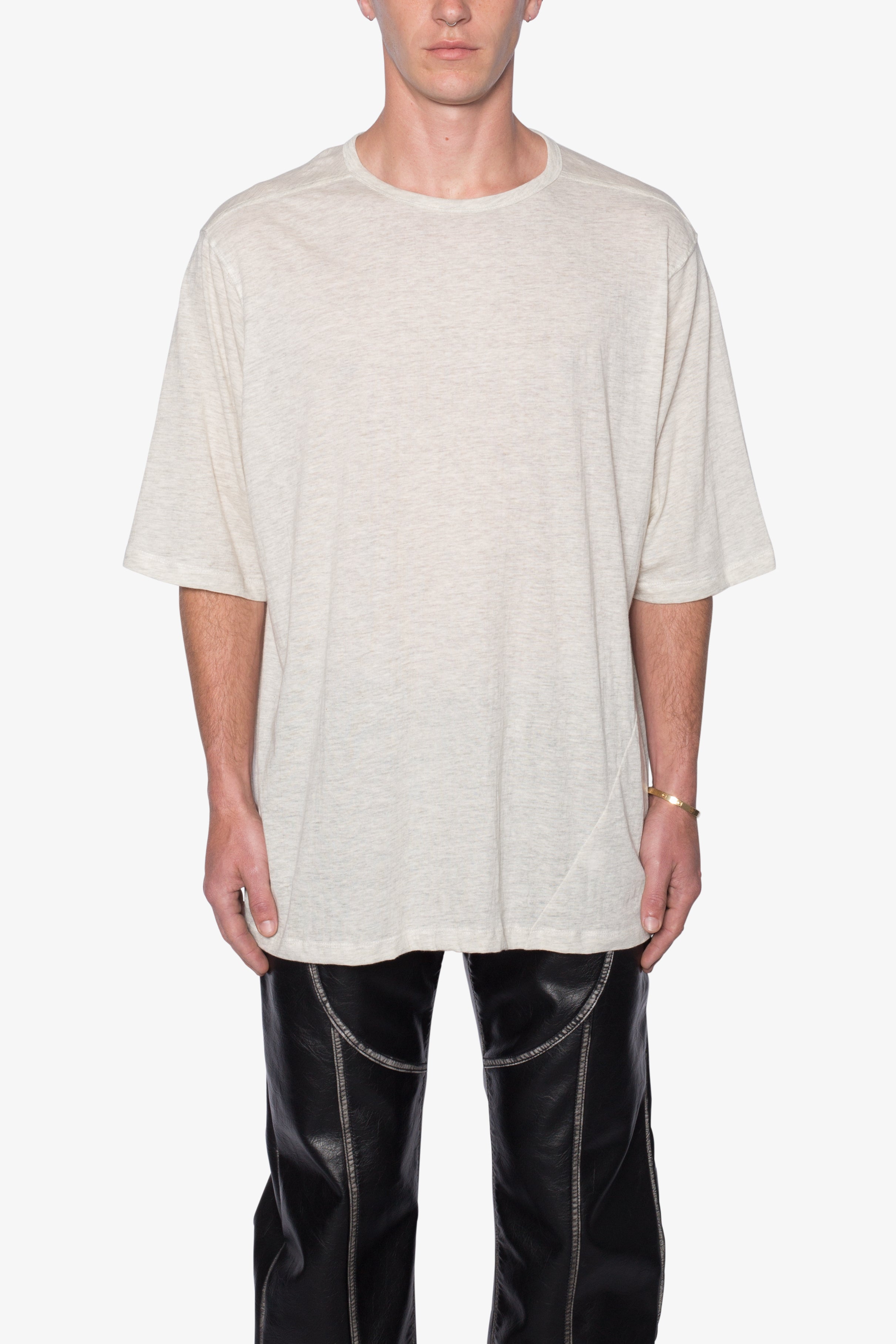 Sheer Gauze Tee - Grey