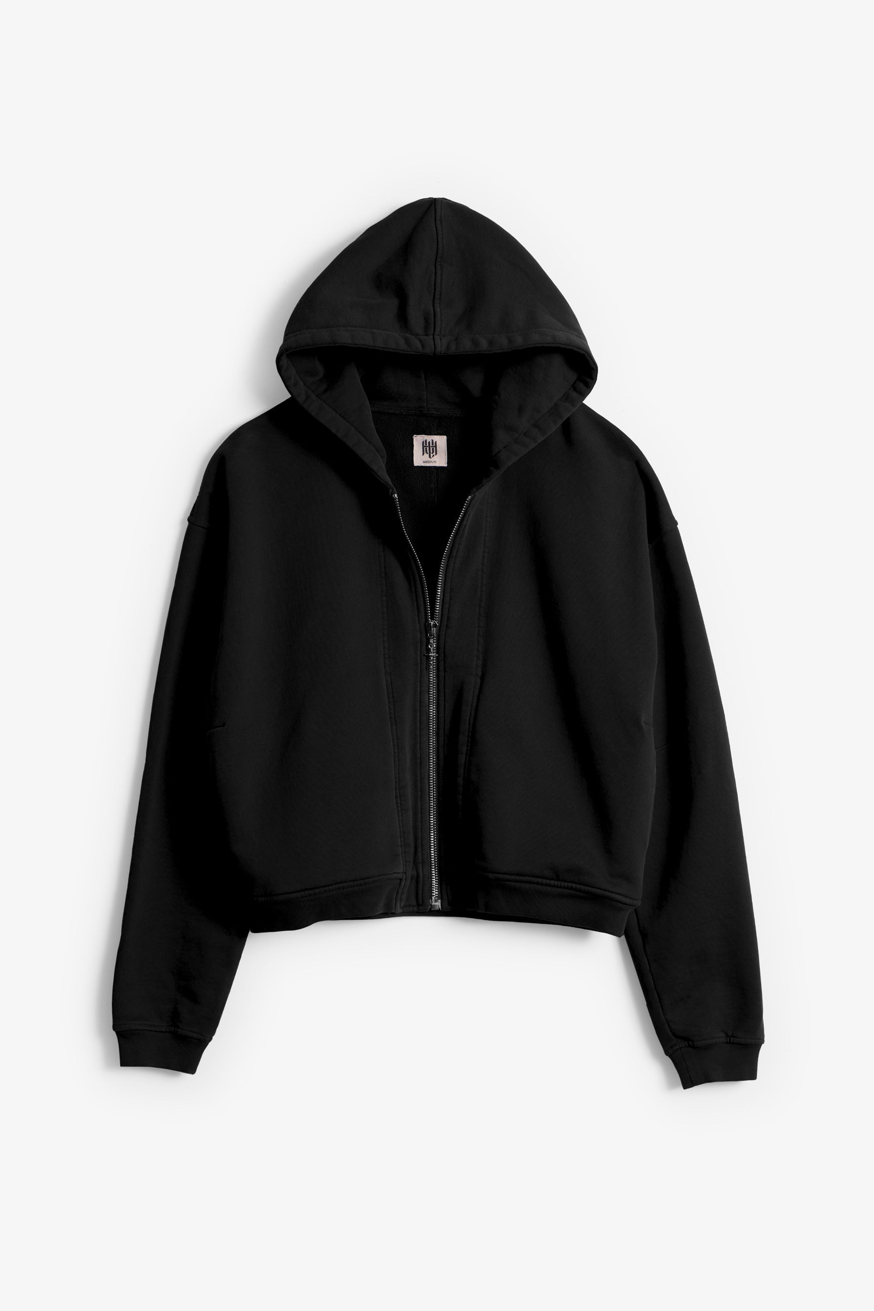 The Perfect Zip Up Hoodie - Aged Black