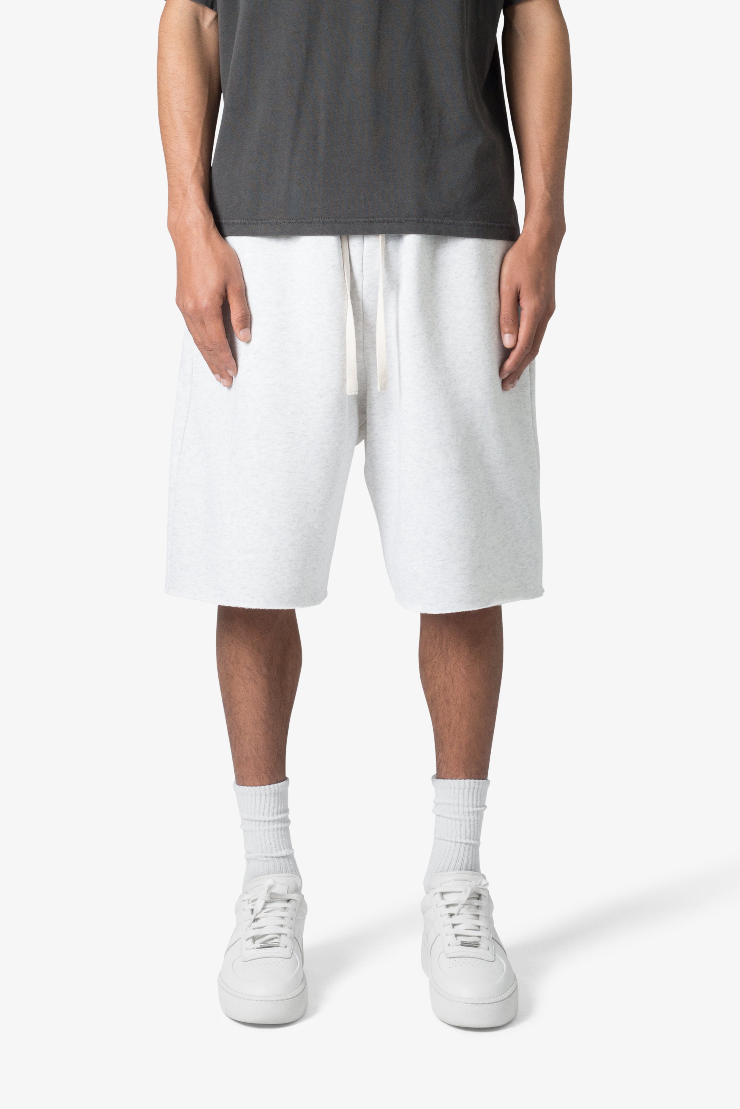 Ultra Baggy Sweatshorts - Heather Grey